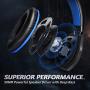 VANKYO Gaming Headset CM7000 with Authentic 7.1 Surround Sound Stereo PS4 Headset, Gaming Headphones with Noise Canceling Mic & Memory Foam Ear Pads for PC, PS4, PS5, Xbox One, Nintendo Switch, Blue