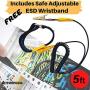 Opening Pry Tool Repair Kit with Anti-Static Wrist Strap ESD Safe Insulation Silicone Soldering Mat Heat Resistant Magnetic Work Pad, Bars, Spudgers, For Laptop Computer Electronics by DREMINOVA