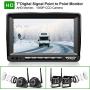 Wireless Backup Camera DVR for RV Truck Trailer Pickup with Monitor Back up Camera Reverse Rear Side View Reversing Stable Signal 1080P Observation System 4 Split with Recording Function eRapta EWX4