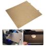 Yanmis 3D Printer Parts, Heated Bed Steel Sheet 300x300mm Double-Sided Textured for 3D Printer Accessory