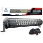 MICTUNING Magical M2 Aerodynamic 19 Inch 108W LED Light Bar - Dual Row Off Road Driving Light Combo Work Light with Wiring Harness and Side Bottom Brackets, Patent Pending