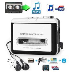 Handy USB Cassette Player and Tape-to-MP3 Digital Converter