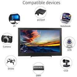 KENOWA 10.1 Inch Portable Monitor with HDMI VGA Interface for PS3 PS4 Raspberry Pi WiiU Xbox 360 Camera Laptop etc Device External Secondary Display 1366 x 768