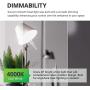 Sunco Lighting 12 Pack A15 LED Bulb, 8W=60W, 4000K Cool White, Dimmable, 800 LM, E26 Base, Refrigerator & Fan Light - UL, Energy Star