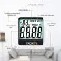 EMF Meter, Electromagnetic Field Radiation Detector 5HZ—3500MHz with 3 Levels Sound-Light Alarm, Digital LCD for Testing Ghost, Magnetic Field, Electric Field Radiation and Ambient Temperature - MET01 EMF Meter, Electromagnetic Field Radiation Detector 5HZ—3500MHz with 3 Levels Sound-Light Alarm, Digital LCD for Testing Ghost, Magnetic Field, Electric Field Radiation and Ambient Temperature - MET01
