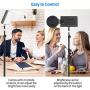 SAMTIAN Dimmable LED Video Lighting, Photography Lighting Kit with 79 Inches Stands, Batteries, Remotes, Carrying Bag, Light Panel for YouTube Studio Photography, Video Shooting, Zoom Cloud Meeting