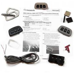 HomeLink 60-HMLKV5BLK Wireless Garage Door Opener Control System for Car Headliner or Sun Visor: Black