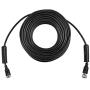 DALLUX Backup Camera Cable 4PIN Video Power Aviation Extension Wire for Vehicle Car Camper Bus Van Truck Motorhome Trailer RV Reverse Rearview Monitor CCTV System Waterproof Shock Proof 5m 16.4ft
