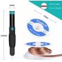 Tabiger Solder Wick & Desoldering Pump, Solder Sucker & Desoldering Wick, 2pcs Solder Braid (2.5mm Width, 1.5m Length)- Desoldering Vacuum Pump Solder Remover