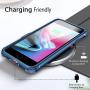 SUPBEC iPhone 6S Plus / 6 Plus Case with [ Screen Protector Tempered Glass x2Pack] Protective Phone Cover with Silicone PC+TPU Shockproof Rubber Heavy Duty Case for iPhone 6SPlus / 6Plus Case-Blue