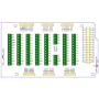 Electronics-Salon Screw Terminal Block Breakout Module, for Arduino MEGA-2560 R3.