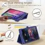 Fintie Folio Case for Samsung Galaxy Tab A 8.0 2019 Without S Pen Model (SM-T290 Wi-Fi, SM-T295 LTE), [Corner Protection] Slim Fit Premium Vegan Leather Stand Cover, Navy