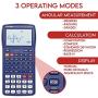 Scientific Calculator with Graphic Functions - Multiple Modes with Intuitive Interface - Perfect for Beginner and Advanced Courses, High School or College (Blue)