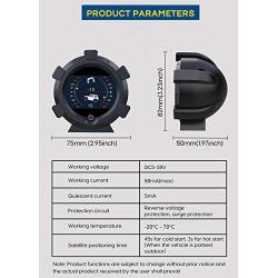 AUTOOL X95 GPS Slope Meter Car Inclinometer Level Tilt Gauge, Car HUD GPS Speedometer MPH Car Electronic Compass Clinometer Indicator, Digital Inclinometer Car Angle Slope Meter for Off-Road Vehicle