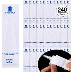 Digital Thermometer Probe Covers 3.75 x 1.02 Inches, Disposable Universal Electronic Thermometer Cover, Safe Thermometers Sleeve (240 Pieces)