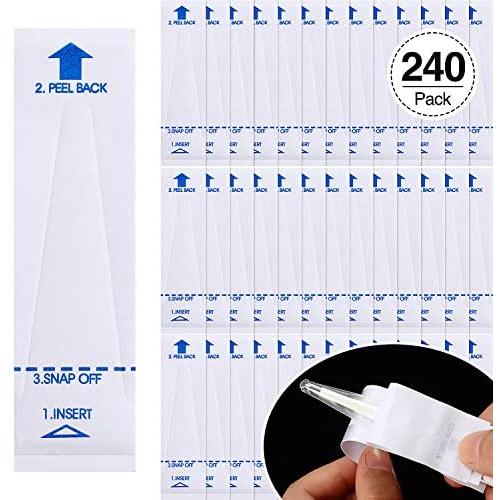 Digital Thermometer Probe Covers 3.75 x 1.02 Inches, Disposable Universal Electronic Thermometer Cover, Safe Thermometers Sleeve (240 Pieces)