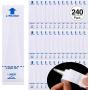 Digital Thermometer Probe Covers 3.75 x 1.02 Inches, Disposable Universal Electronic Thermometer Cover, Safe Thermometers Sleeve (240 Pieces)