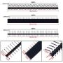 Smraza 100pcs Double Sided PCB Board Kit, Prototype Boards for DIY Soldering and Electronic Project Circuit Boards Compatible with Arduino Kits, 30PCS 40 Pin 2.54mm Male and Female Header Connector