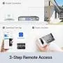 ANNKE 5MP Lite 8CH Security Surveillance Camera System H.265+ Wired DVR and (8)×1080P HD Weatherproof CCTV Camera System, 100ft Night Vision,Easy Remote Access, 1TB Hard Drive--Y200