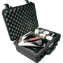 Pelican 1500 Camera Case With Foam (Silver)