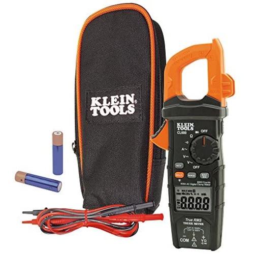 Klein Tools CL600 AC/DC Auto-Ranging 600 Amp Digital Clamp Meter - Standard AC Current