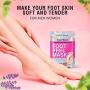 MYSTERE BEAUTE Foot Peel Mask, 2 Pack Exfoliating Foot Mask for Cracked Heels, Dry Skin and Calluses - Lavender Scented Foot Peel and Foot Care - Skin Care Tools for Men and Women