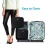Relavel Travel Makeup Train Case Makeup Cosmetic Case Organizer Portable Artist Storage Bag with Adjustable Dividers for Cosmetics Makeup Brushes Toiletry Jewelry Digital Accessories Black
