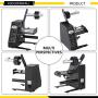 CGOLDENWALL High-Speed Automatic Label Dispenser High Power Label Stripper 12W AL-1150D Label Separating Machine with Intelligent Sensor Auto Counting 0-999999 for Various Label Sizes 110V