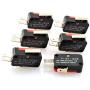 HJ Garden 6pcs AC DC Micro Switch 3 Pin Short Lever Miniature Limit Touch Switch 125V/250V 15A/7.5A 0.6A/0.3A Control Switch for Electronic Appliances V-151-1C25