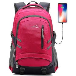 School Backpack BookBag for Student College Travel Hiking Fit Laptop Up to 15.6 Inch