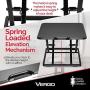 VERGO Standing Desk Converter Kit, Adjustable Height, 26'' Wide Laptop, Monitor and Computer Riser