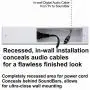 PowerBridge ONE-CK Single Outlet for TV and Sound-Bar Recessed In-Wall Cable Management System Kit (ONESB-CK)