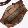 Floto Roma Leather Shoulder Sling Messenger Bag (Saddle Brown)