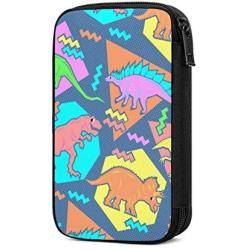 Hxuedan Colorful Dinosaur The Data Cable Storage Bag is A Portable and Independent Design SuitableVFor Travelers to Place The Data Cable, Earphone and Electronic Product Data Cable Storage Bag
