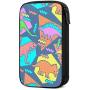 Hxuedan Colorful Dinosaur The Data Cable Storage Bag is A Portable and Independent Design SuitableVFor Travelers to Place The Data Cable, Earphone and Electronic Product Data Cable Storage Bag