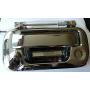 PYvideo Backup Camera with Tailgate Handle for Ford F150/F250/F350/F450 for Universal Monitors (RCA) (Color: Chrome)
