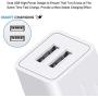 KOZOPO iPhone Charger, Lightning Cable 6FT(2 Pack) Fast Charging Data Sync Transfer Cord with 2 Port USB Plug Wall Charger Travel Adapter Compatible with iPhone 11 Pro Max XS XR X 8 7 Plus 6S for iPad