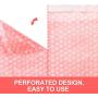Fuxury Pink Anti-Static Bubble Pouches 7.5x7.5 Inch,2 Rolls 50 Packs Total Anti-Static Bubble Cushioning Wrap Pouch Bag Roll Bubble Bags Pouches
