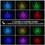 Star Projector, ECOWHO Galaxy Projector, Night Light Projector Sky Light 3n1 Ocean Wave Star Moon Neubla for Kids, LED Projector Voice Timer Laser Projector for Adult Bedroom Christmas Ceiling