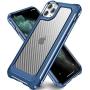 SUPBEC Compatible for iPhone 11 Pro Max Case and [ Screen Protector Tempered Glass x2Pcs] Protective Phone Cover [HeavyDuty Series] Shockproof Silicone for iPhone 11Pro Max Phone Case-Clear Blue-6.5''