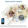 VTech VS113-0 Accessory Handset for VS113 Cordless Phone Series with Extended Range, 2'' Backlit Screen Big Buttons,Call Blocking,Connect to Cell Bluetooth