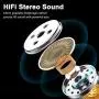 Bluetooth Headphones 5.0, Bluetooth Earbuds with Microphones, Pop Up Auto Pairing, Touch Control, 3D High-Definition Stereo with Noise Reduction, IPX5 Waterproof, Suitable for Android/iOS