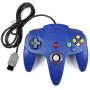 N64 Controller, iNNEXT Classic Wired N64 64-bit Gamepad Joystick for Ultra 64 Video Game Console (Blue)