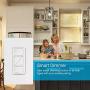 Lutron Caseta Smart Home Dimmer Switch and Pico Remote Kit, Works with Alexa, Apple HomeKit, and the Google Assistant | P-PKG1WB-WH | White
