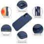 Arae Compatible with iPhone 12 Case and iPhone 12 Pro Case - Wallet Case with PU Leather Card Pockets Back Flip Cover for iPhone 12/12 Pro 6.1 inch - Blue