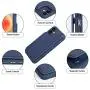 Arae Compatible with iPhone 12 Case and iPhone 12 Pro Case - Wallet Case with PU Leather Card Pockets Back Flip Cover for iPhone 12/12 Pro 6.1 inch - Blue