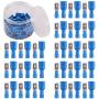 Rantecks 100PCS Wire Spade Connectors 16-14 AWG Electrical Crimp Terminal Assortment Kits Male and Female Quick Splice Wire Crimp Terminal Block for DIY Electrical Motorcycle Vehicle Boat