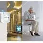 CallToU Wireless Caregiver Pager Call System 3 SOS Call Buttons/Transmitters 3 Receivers Nurse Calling Alert Patient Help System for Home/Personal Attention Pager 500+Feet Plugin Receiver Alert