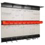 Ultrawall Garage Storage, 48x36 inch Pegboard with Hooks Garage Storage Bins Tool Board Panel Tool Organizer