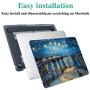 Funut Laptop Case for MacBook Air 13 Inch,Matte Hard Plastic Case Rubber Coated Slim Smooth Touch Air 13 Protective Cover for 2010-2017 MacBook Air 13.3 Inch A1466 & A1369, Starry Night